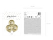 Picture of LATEX BALLOONS 40TH BIRTHDAY CHROME GOLD 12 INCH - 6 PACK